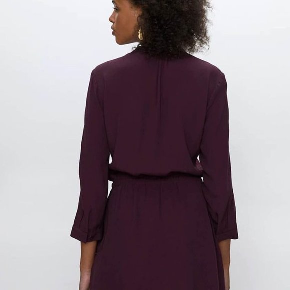 Aritzia Babaton Bennet Silk Red Dress - Picture 8 of 9